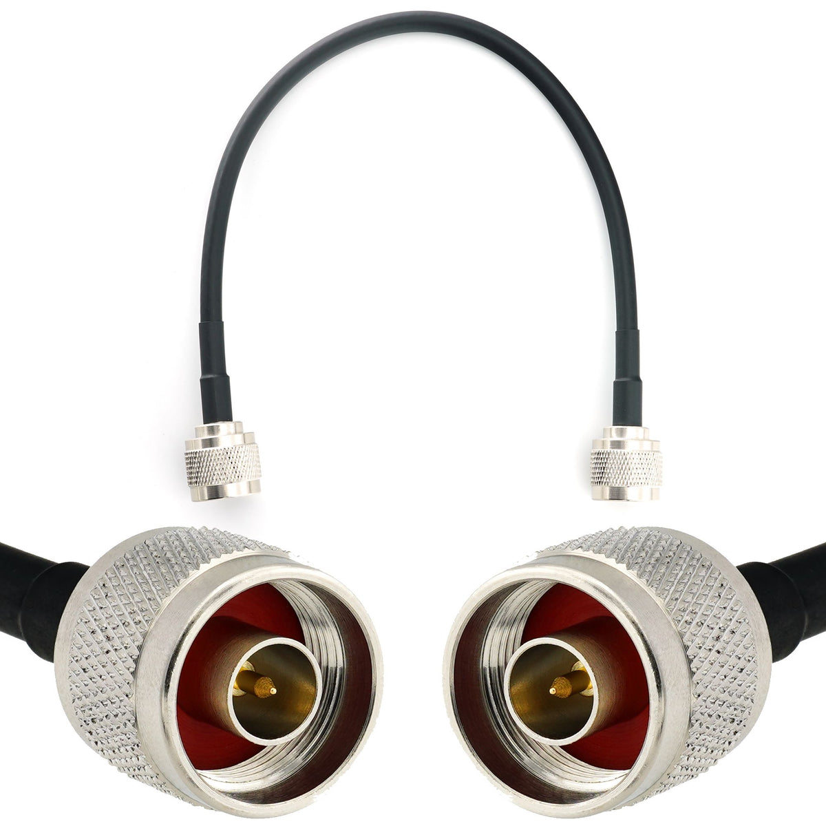 Rangeful BNC Male to BNC Male 15m Coaxial Cable — HF240 (LMR240 equivalent) HF240-BNCM-BNCM-15