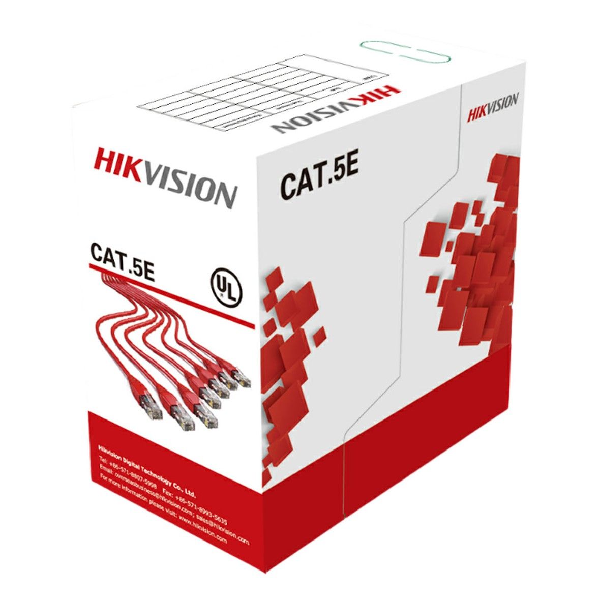 Hikvision CAT5e UTP Network Cable, 305m DS-1LN5E-S
