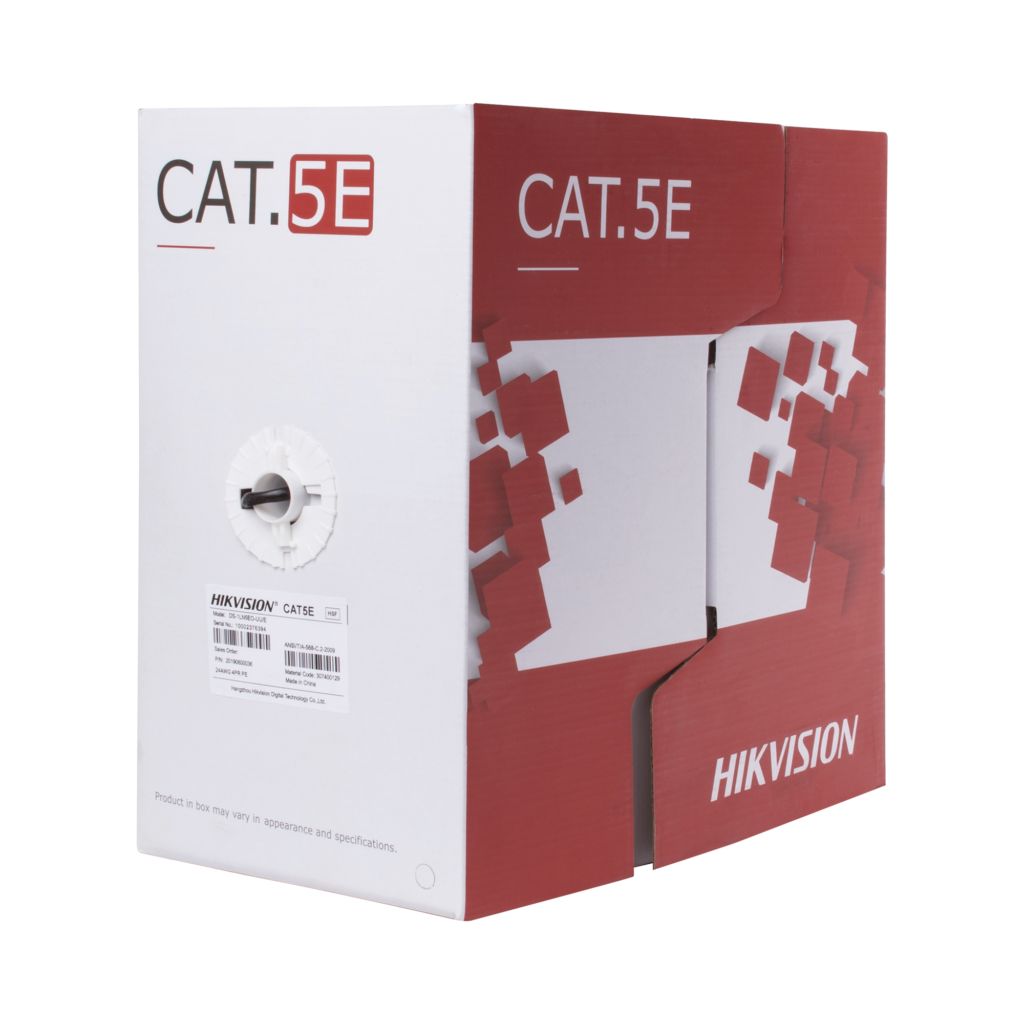 Hikvision CAT5e UTP Outdoor Network Cable, 305m DS-1LN5EO-UU/E
