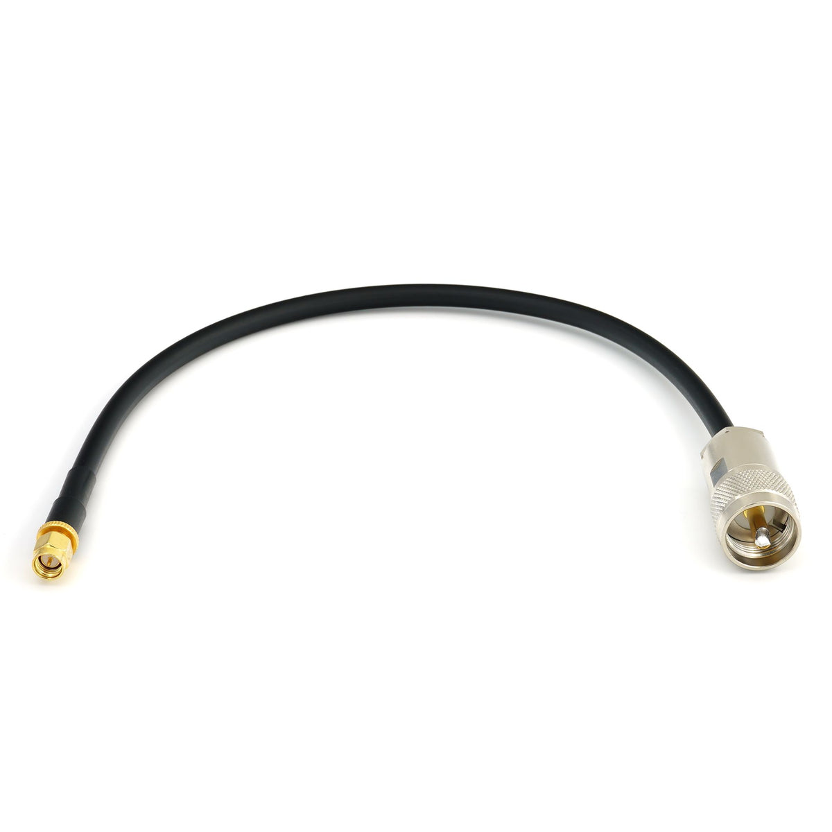 Rangeful SMA Male to PL259 30cm UHF CB Radio Flexible Coaxial Cable — HF240 (LMR240 equivalent) HF240-SM-PL-0.3