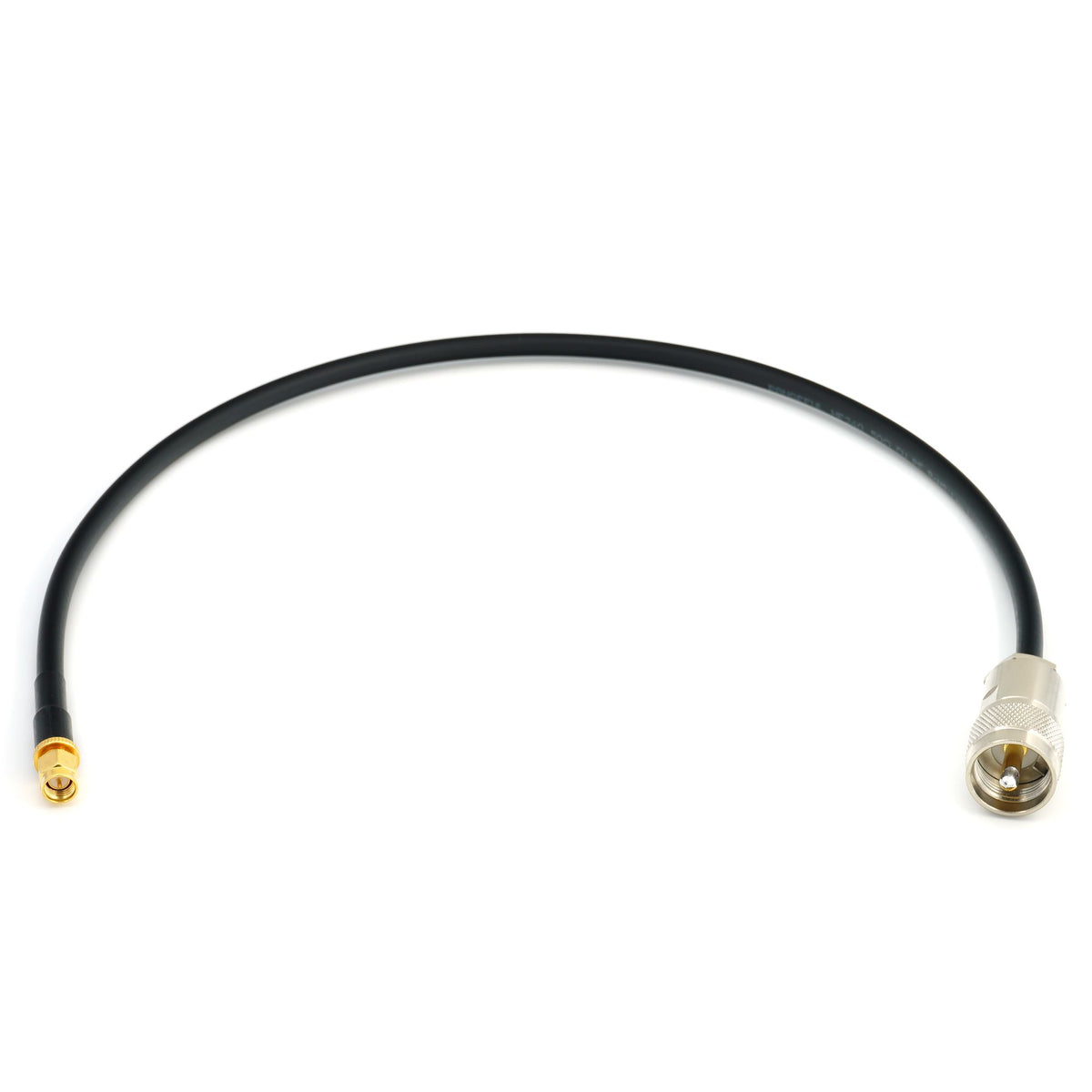 Rangeful SMA Male to PL259 50cm UHF CB Radio Flexible Coaxial Cable — HF240 (LMR240 equivalent) HF240-SM-PL-0.5