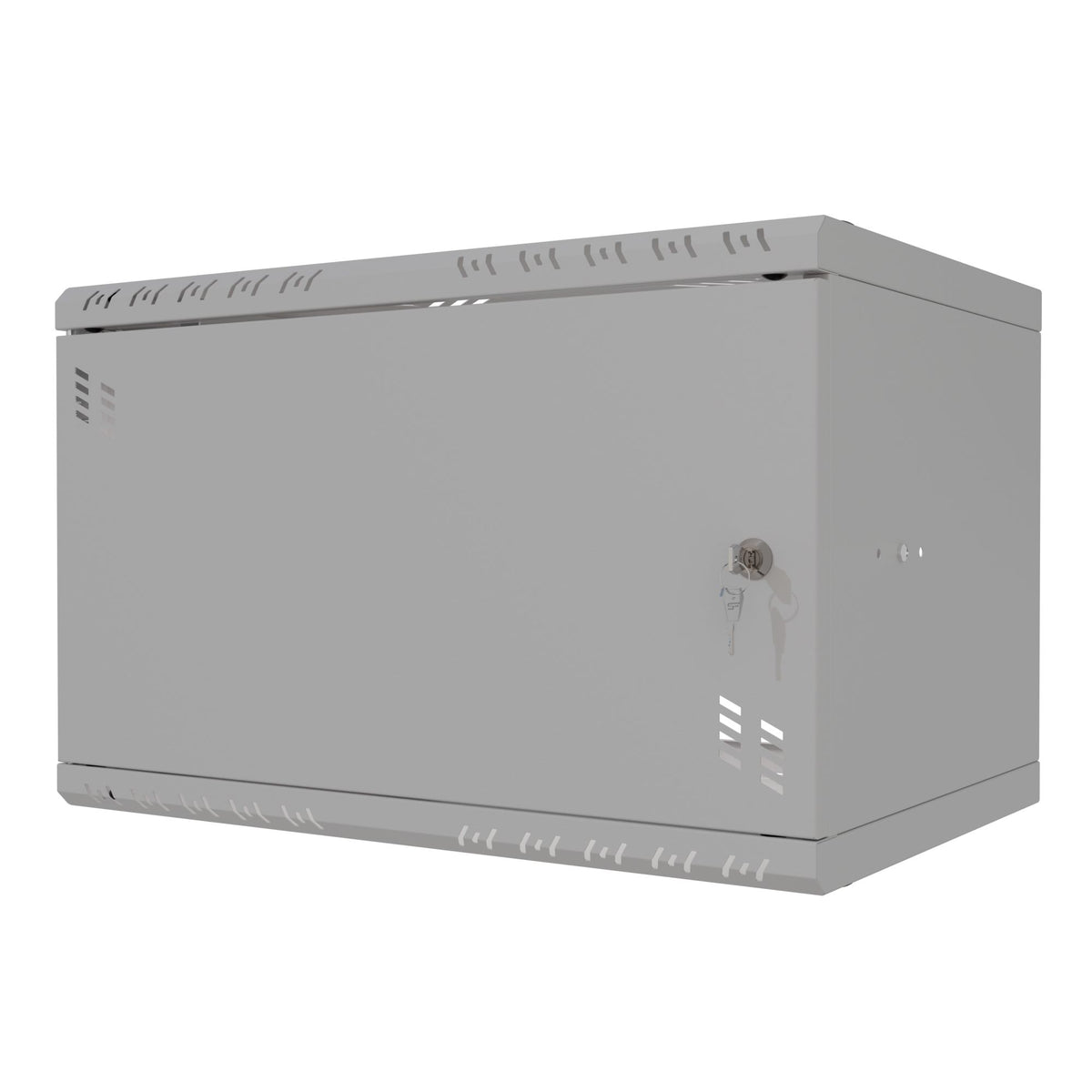 Stalflex Rack Cabinet 19" 6U, 350mm, Metal Door, Gray S-RC19-6U-350MG