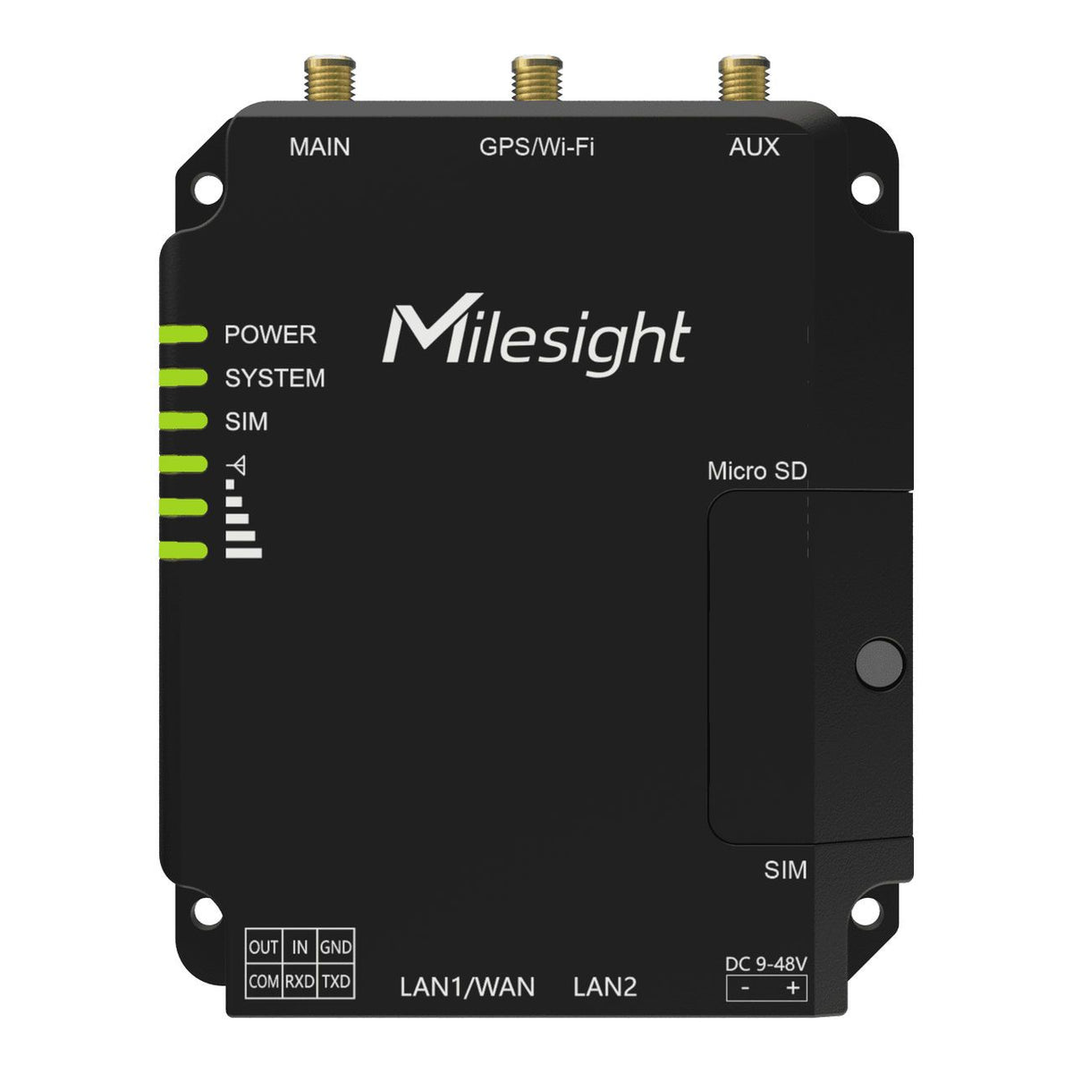 Milesight UR32 Pro Industrial 4G LTE PoE Router UR32-L0GEU-P-W-485