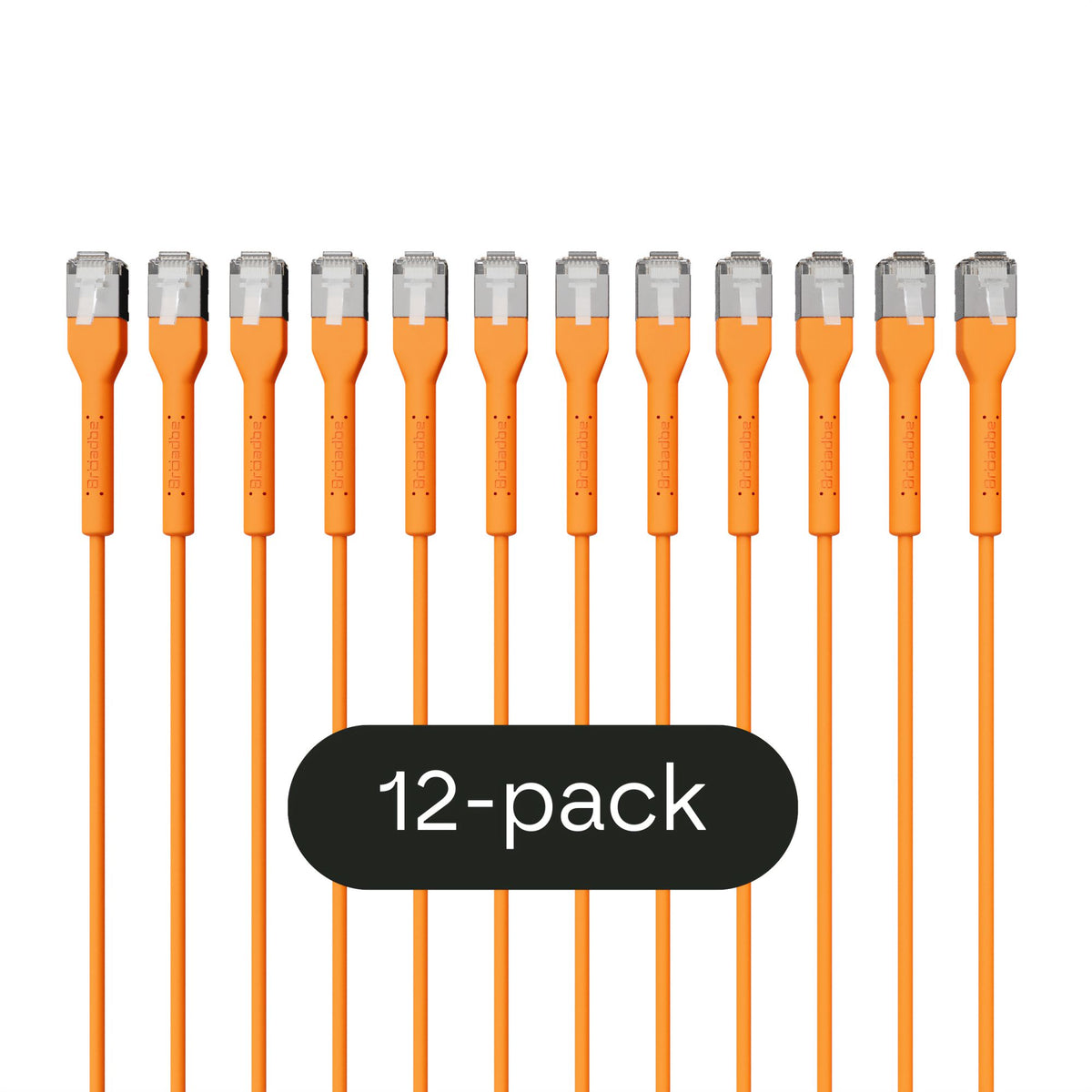 Broadbe Slim Patch Cable 10G Orange 2m 12-pack BTP-I32C6A-OR-2M-12