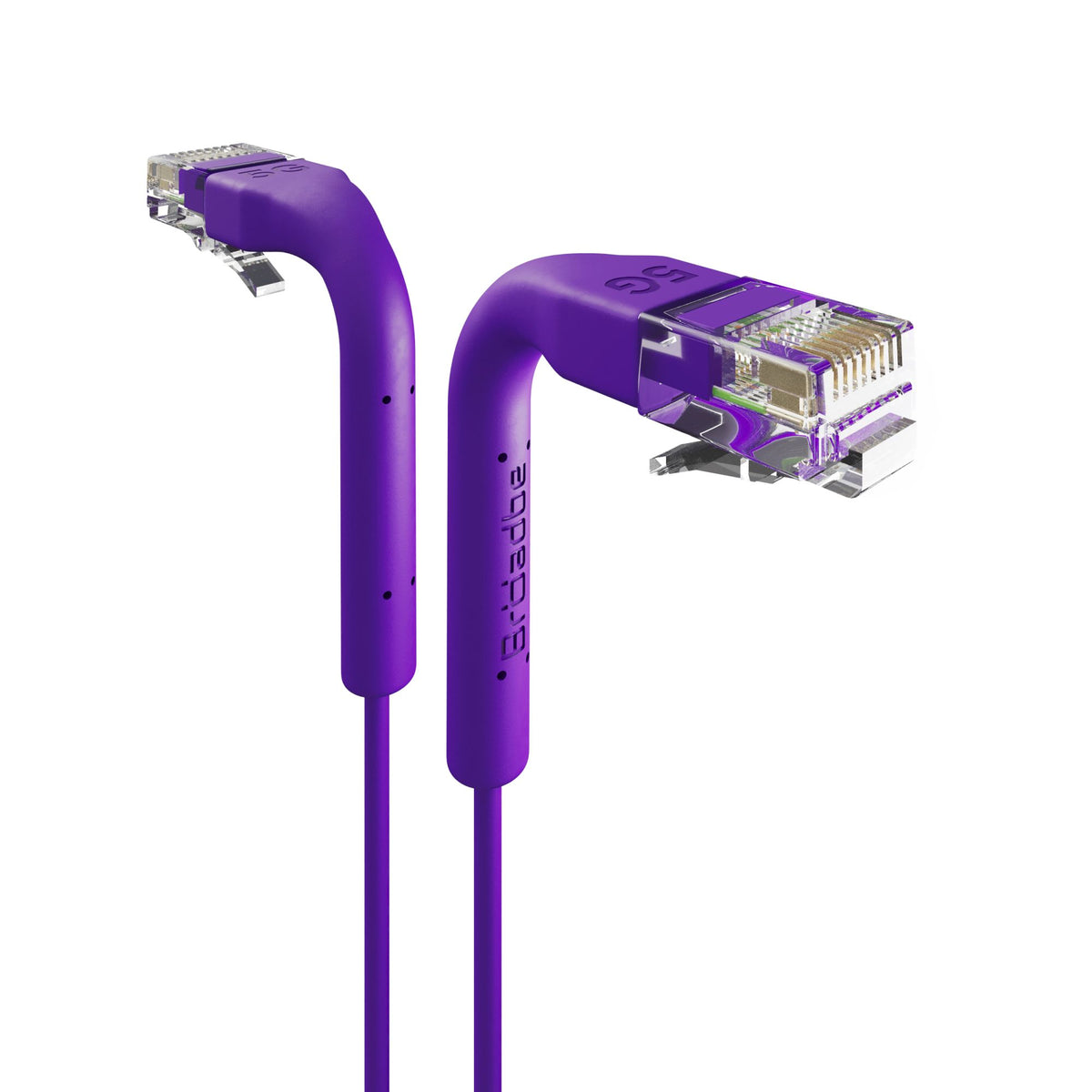 Broadbe Slim Patch Cable 5G Purple 0.1m BTP-I32C6-PR-0.1M
