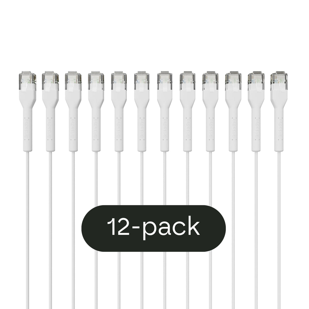 Broadbe Slim Patch Cable 5G White 2m 12-pack BTP-I32C6-WT-2M-12