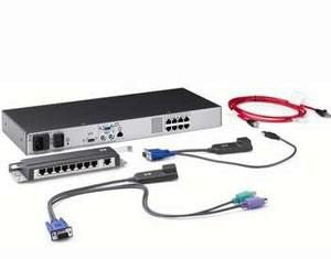 HP Server Con Switch/1x8p CAT5e