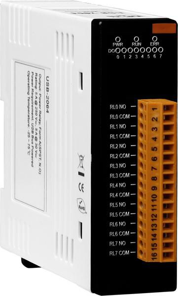 Moxa USB I/O MODULE, 8xRO POWER