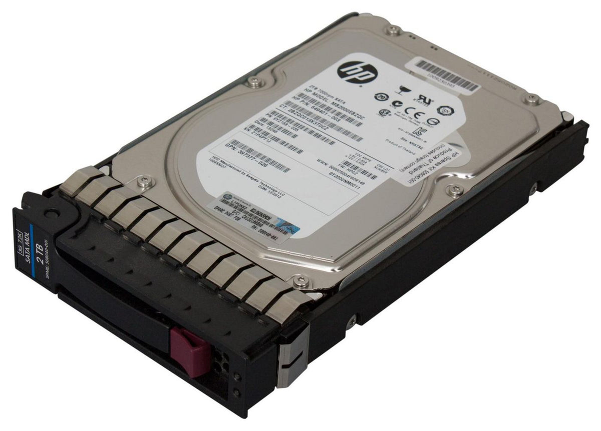 Hewlett Packard Enterprise SATA HD 2TB 3,5inch 7,200rpm