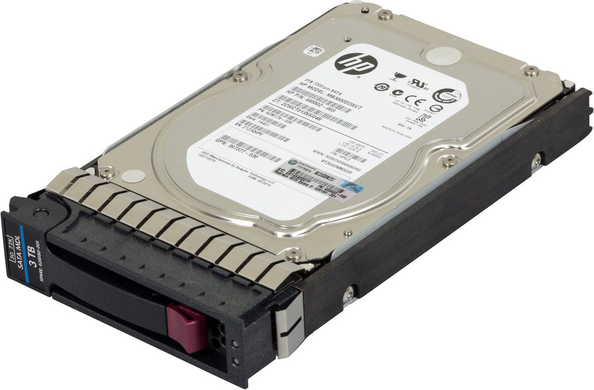 Hewlett Packard Enterprise 3TB Hard Drive 7.200 rpm SATA