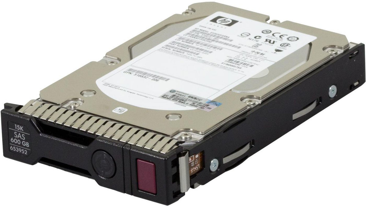 Hewlett Packard Enterprise 600Gb SAS 15.00Rpm 3.5I nch