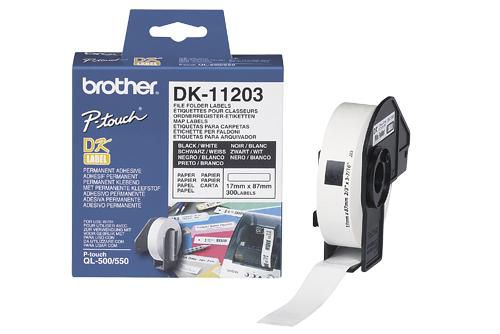 Brother QL 500/550 Die-Cut Map Label