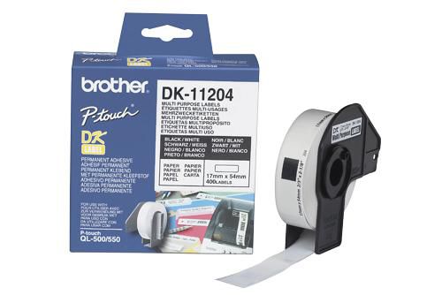 Brother DK11204 MULTI PURPOSE LABELS