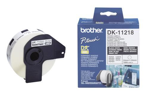 Brother Address Labels White 24 mm
