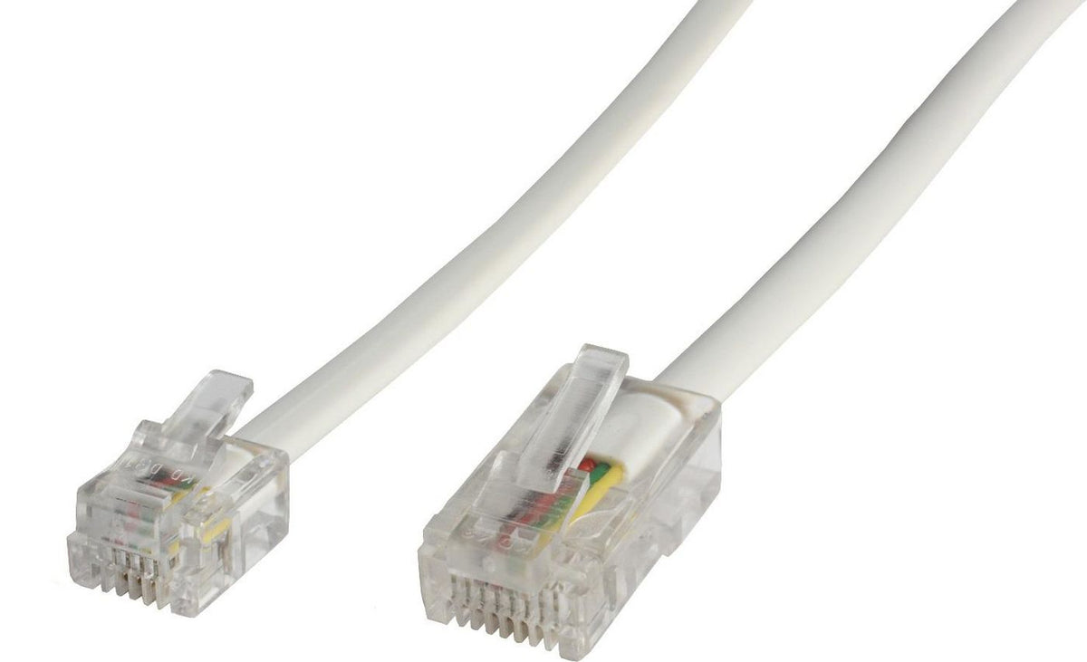 MicroConnect RJ11-RJ45 6M M/M White