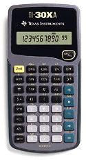 Texas Instruments Ti-30Xa Calculator Pocket