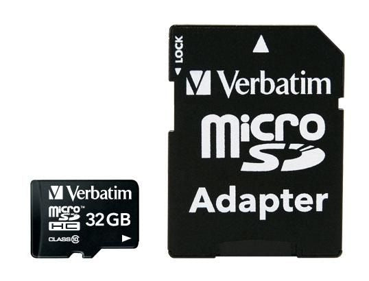 Verbatim 32 GB SD Micro (SDHC) Class 10