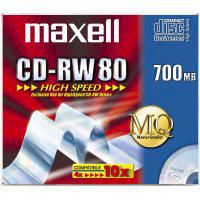 Maxell CD-RW 80 700MB 1-12X JC 10pac