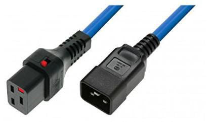MicroConnect Powercord C19 IEC Lock - C20