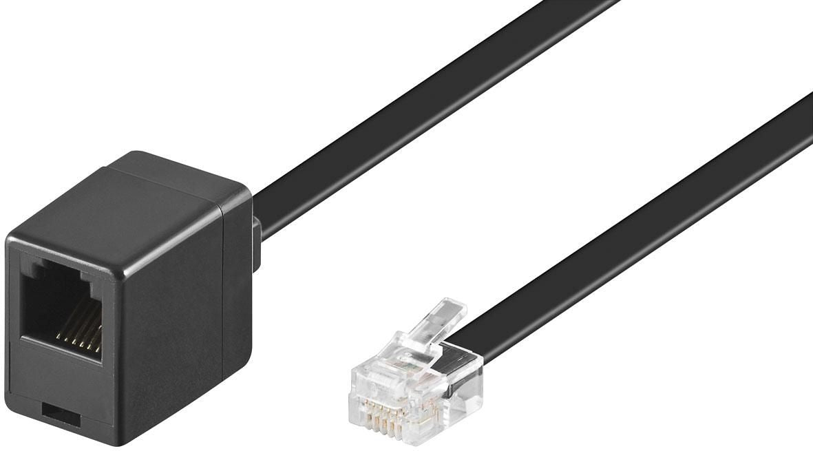 MicroConnect Modular Straight RJ12 6C/6P 3m