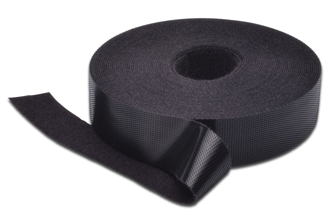 MicroConnect Velcro Tape, 10m, Black