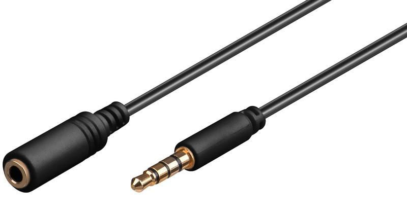 MicroConnect Headphone & Audio Cable, 1.5m