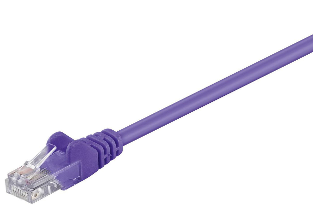 MicroConnect U/UTP CAT5e 5M Purple PVC