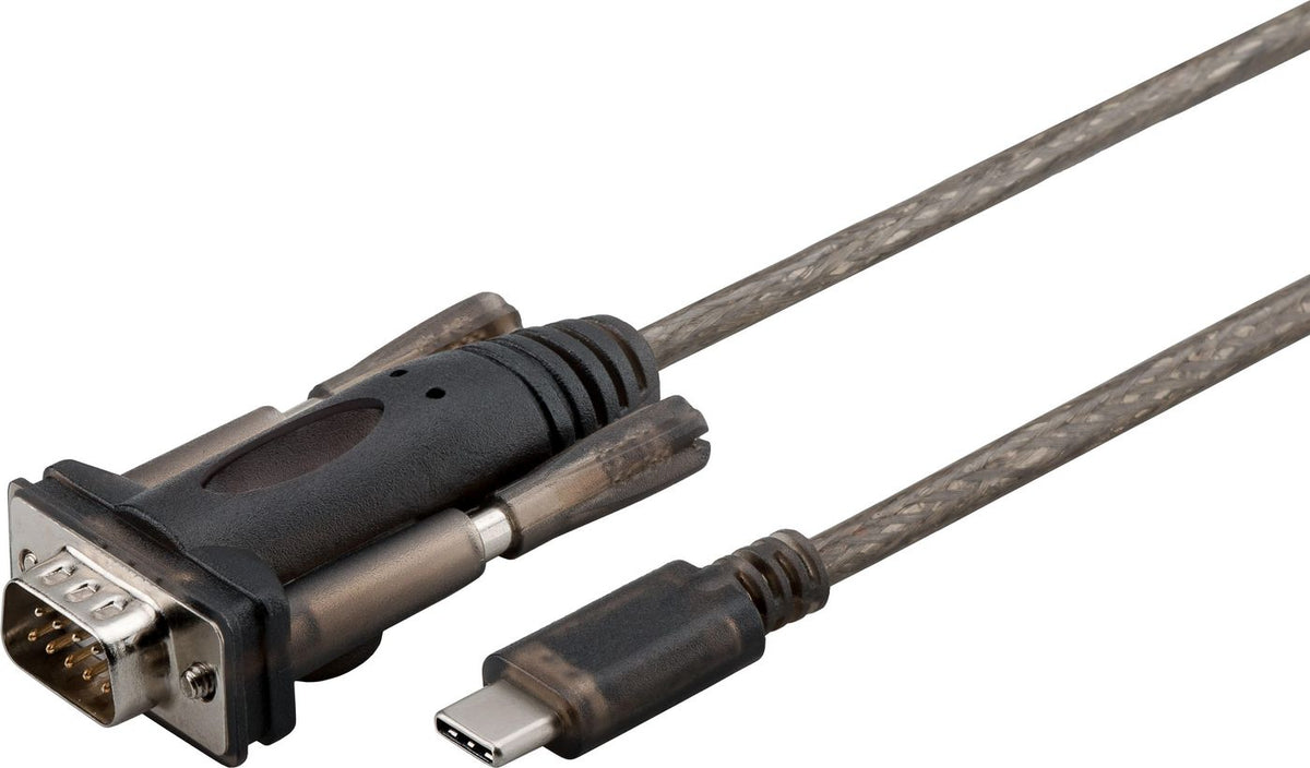 MicroConnect USB - C - Serial DB9 1.5m M-M