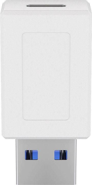 MicroConnect USB3.0 A - USB-C M-F, White