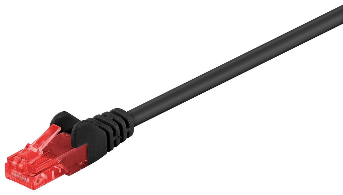 MicroConnect U/UTP CAT6 7.5M Black PVC