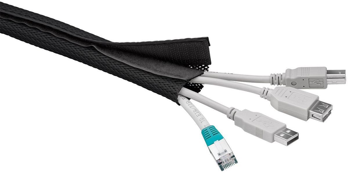 MicroConnect Cablesock W/hook and loop 1.8