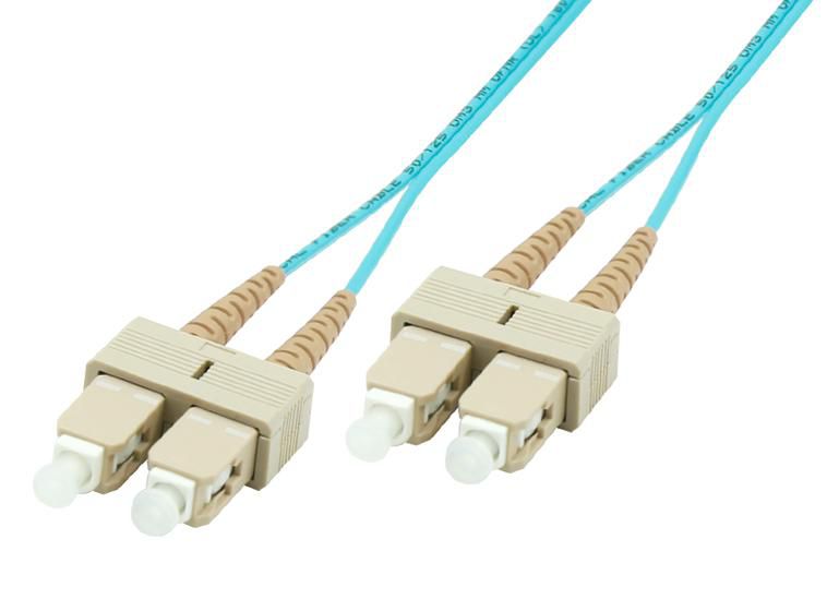 MicroConnect SC/UPC-SC/UPC 1m OM3 Fibre