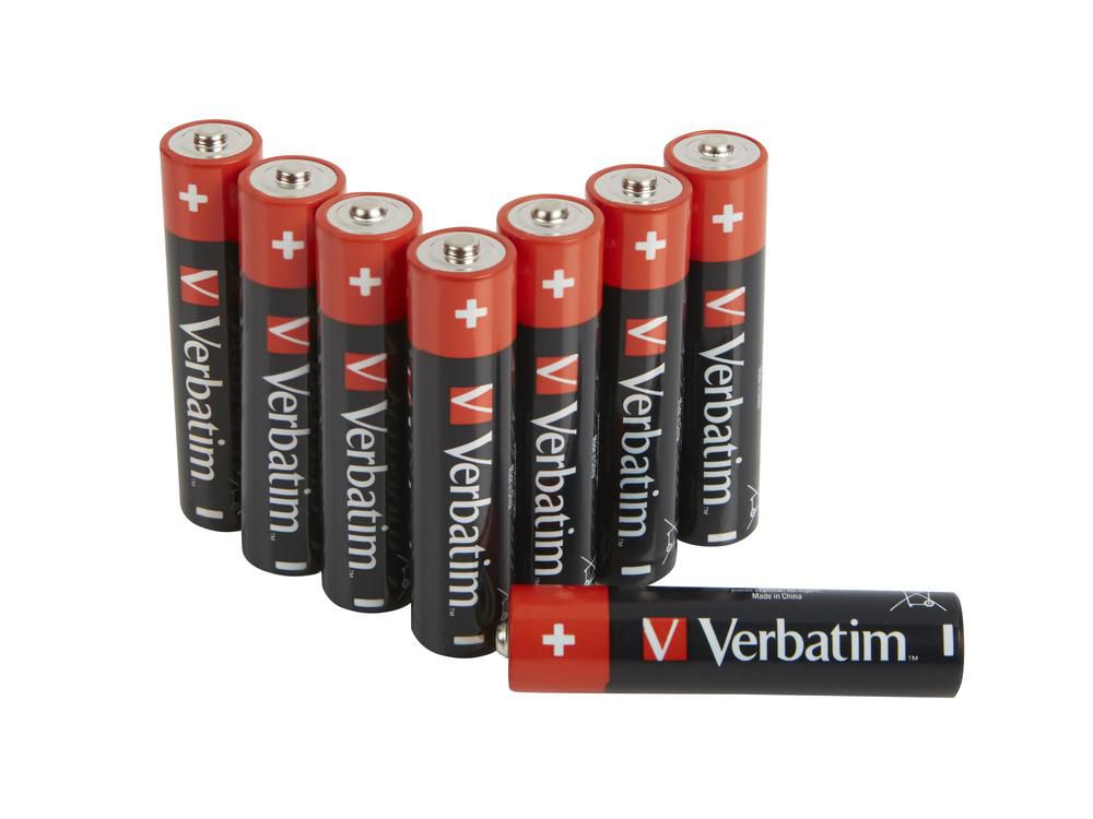 Verbatim ALKALINE BATTERY AAA 8 PACK
