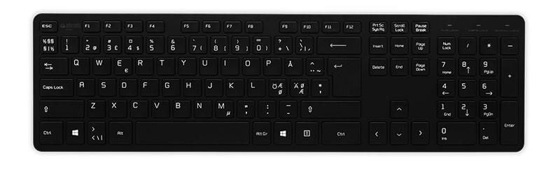 Jobmate Slim keyboard Black