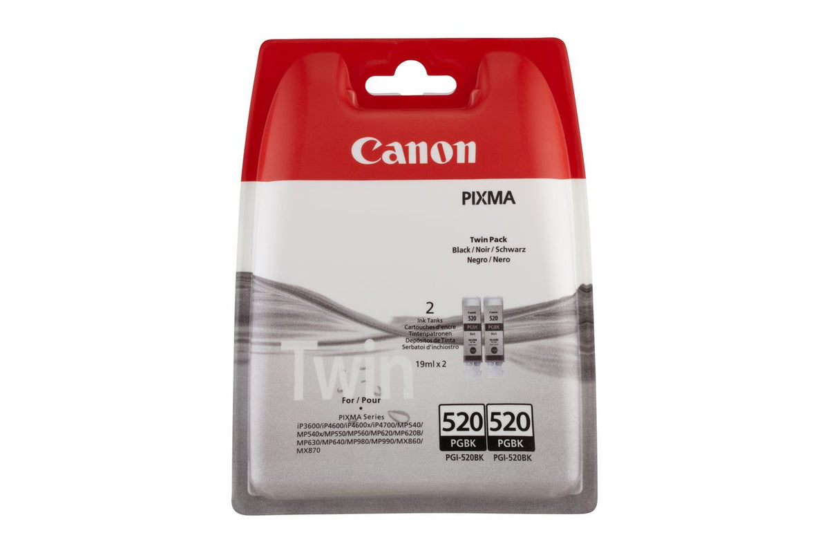 Canon Ink Black Twin Pack PGI-520BK