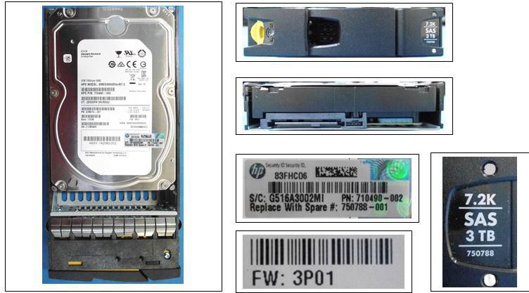 Hewlett Packard Enterprise DRV 3TB 6G SAS 7.2K NL LFF