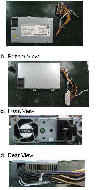 Hewlett Packard Enterprise 550W FIO Powersupply Kit