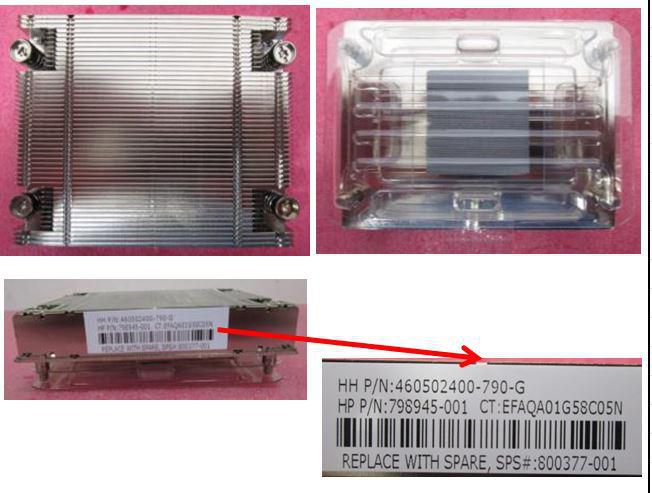 Hewlett Packard Enterprise HEATSINK XL1X0R 49 FINS