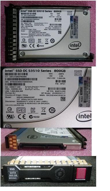 Hewlett Packard Enterprise DR SSD 800GB 6G 2.5 SATA VE