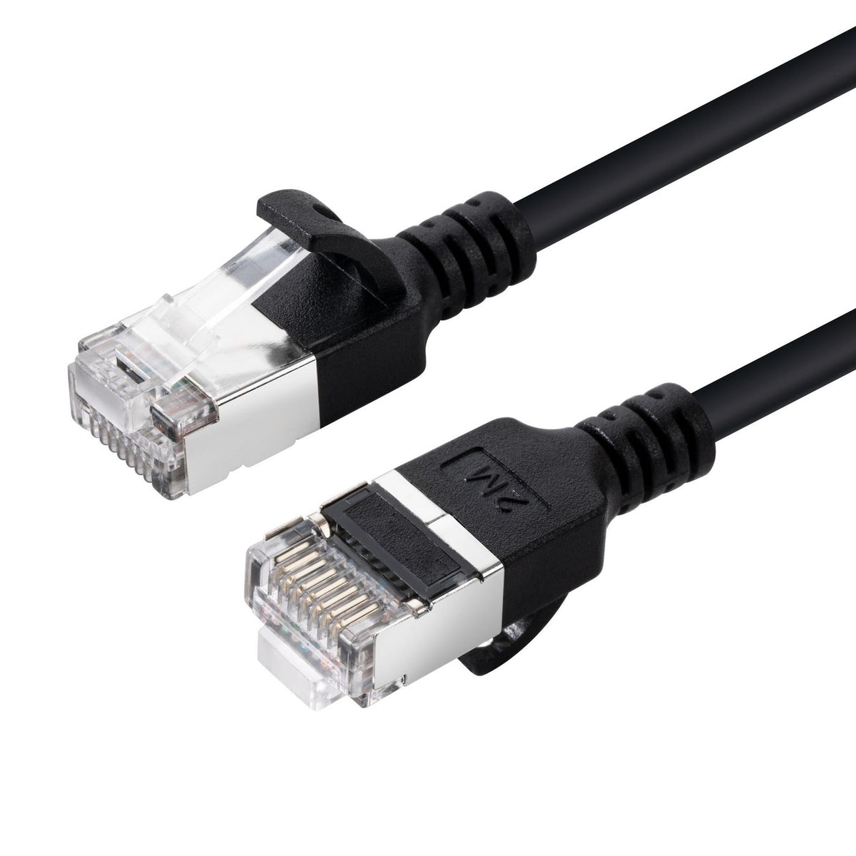 MicroConnect CAT6A U-FTP Slim, LSZH, 2m
