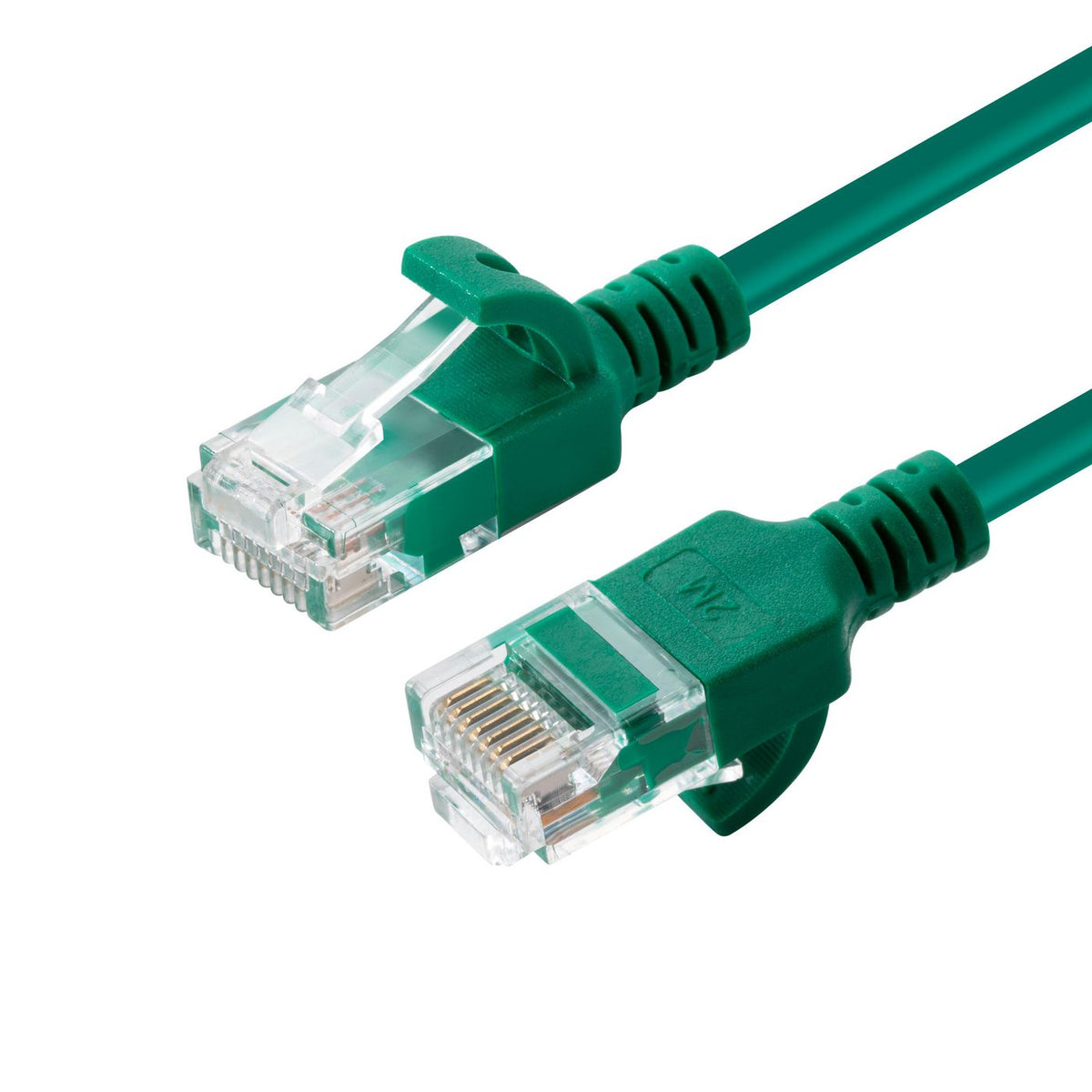 MicroConnect U/UTP CAT6A Slim 10M Green