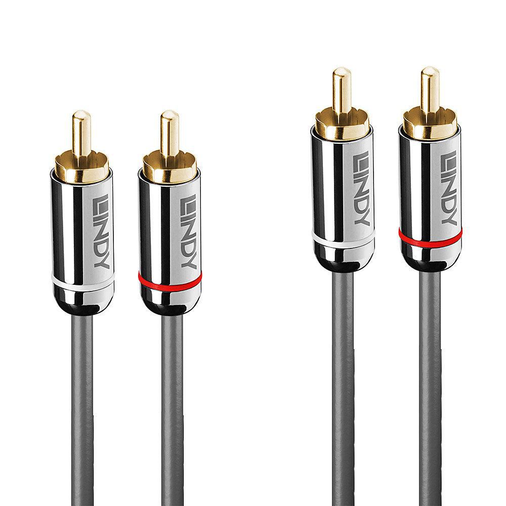 Lindy 5M Dual Phono Cable, Cromo