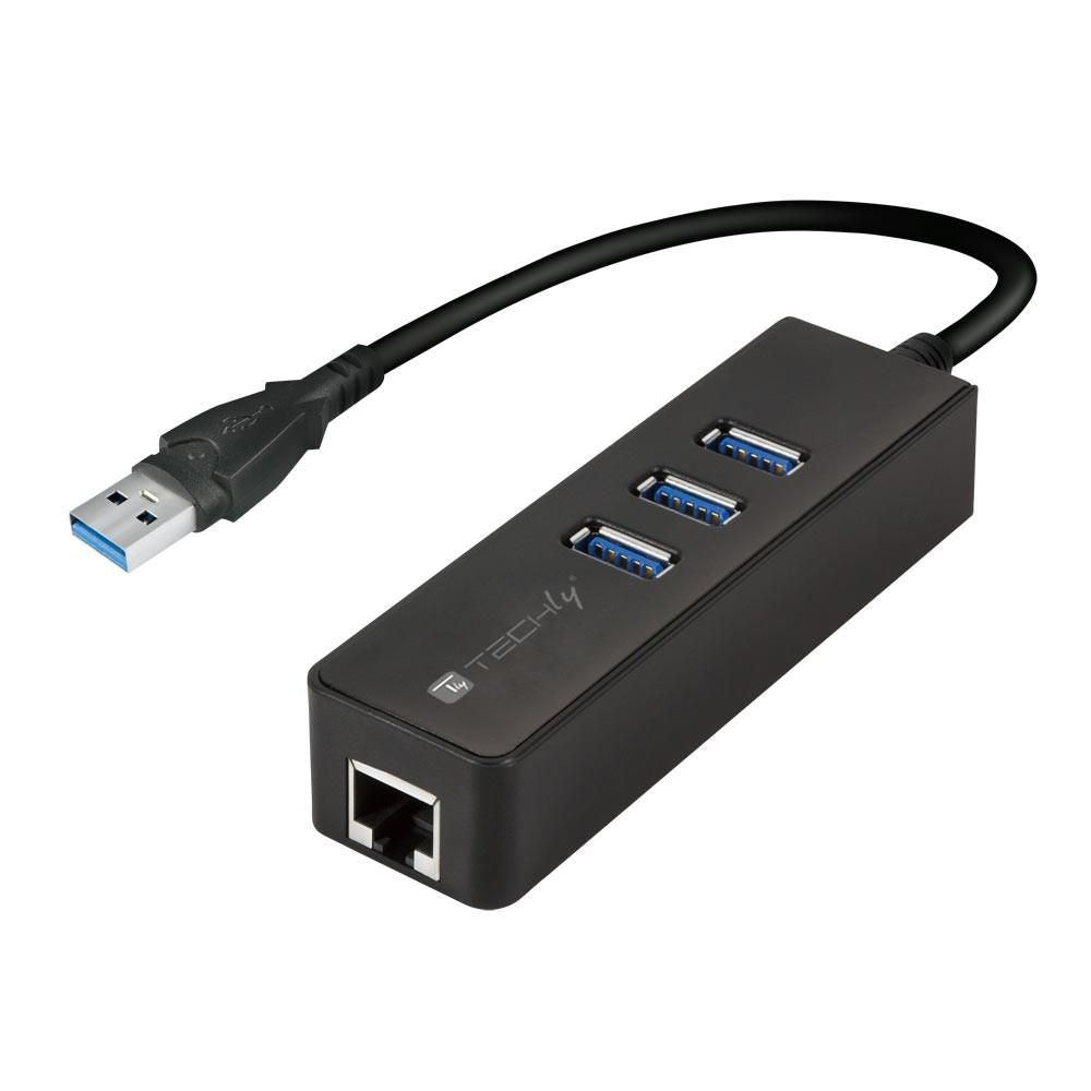 Techly Idata Usb-Etgiga-3U2 Laptop
