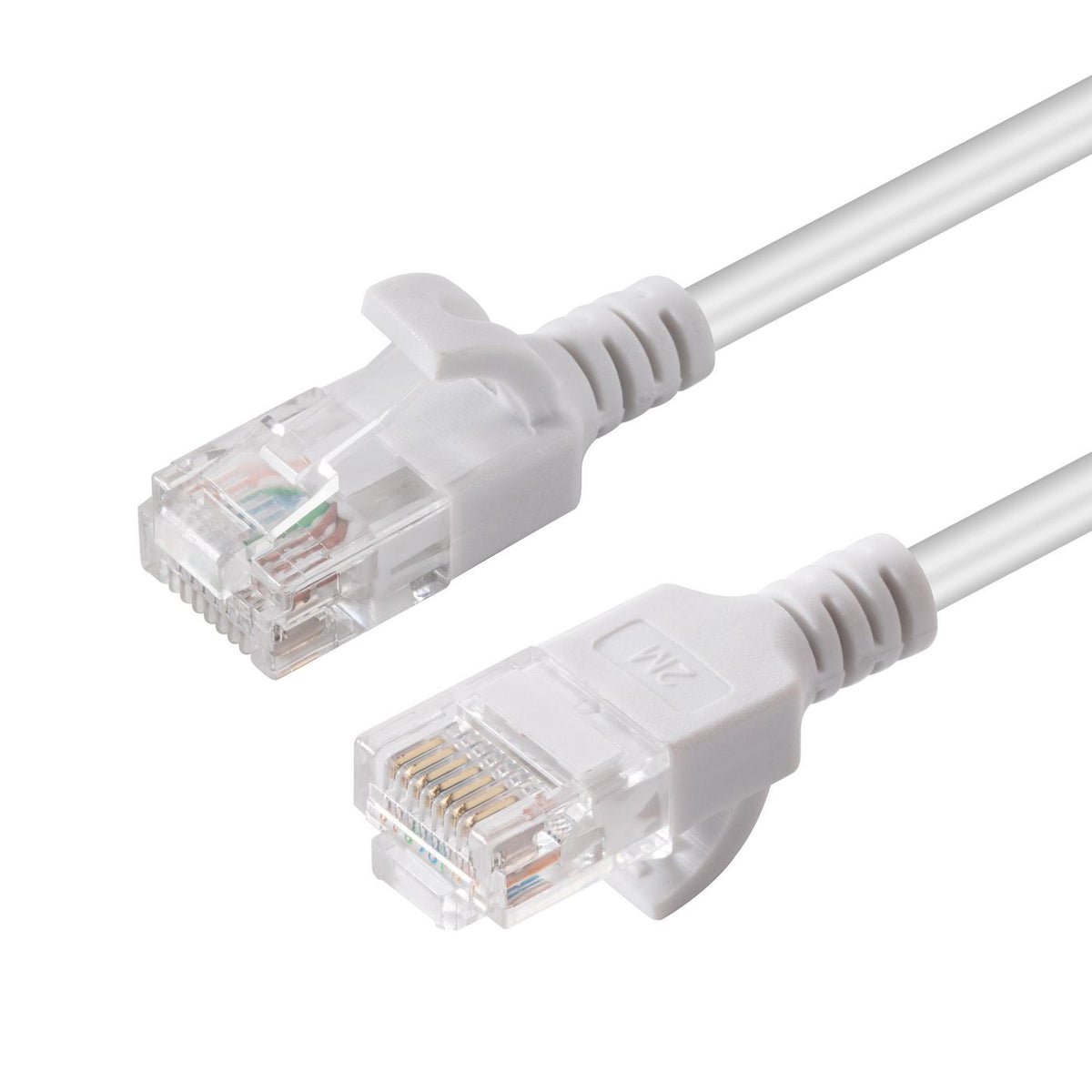 MicroConnect U/UTP CAT6 1M White Slim