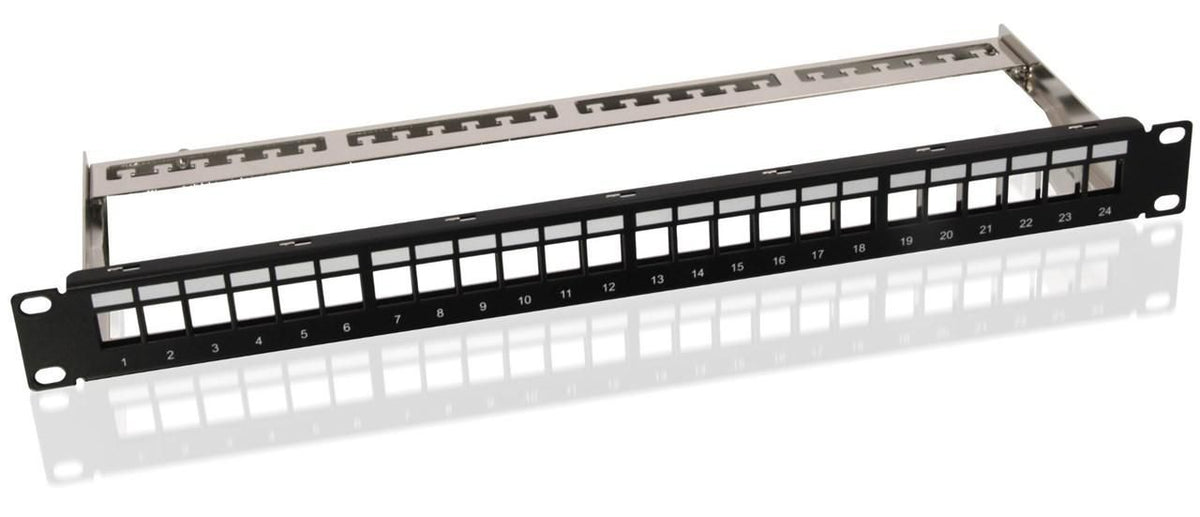 MicroConnect CAT6 24 port 19" Patch Panel,