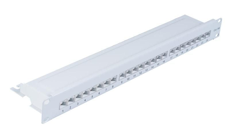 MicroConnect CAT6a 24 port 19" Patch Panel,