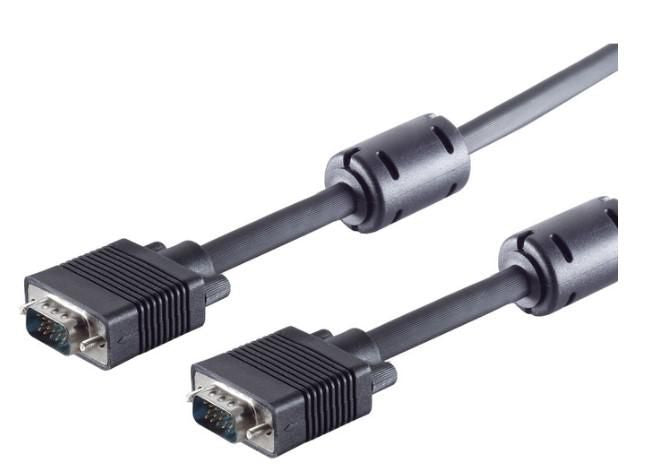MicroConnect SVGA HD15 10m M-M w.ferritcore