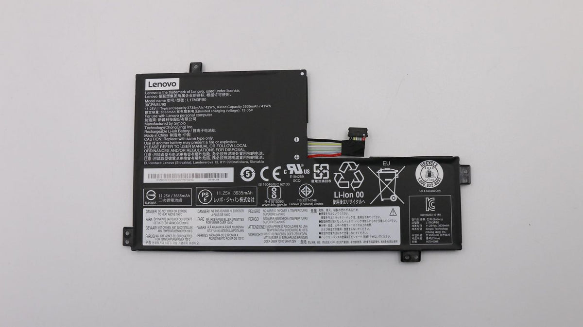 Lenovo 42Wh lithium-ion battery for