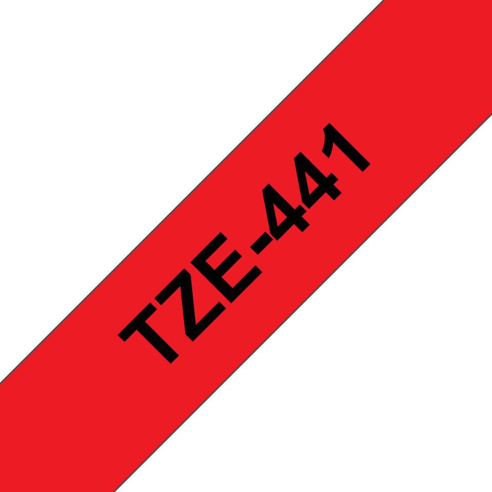 Brother Tape Black on Red 18mm