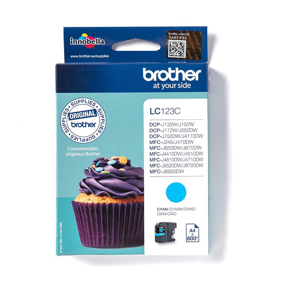 Brother Ink Cyan, 8mlStandard capacity